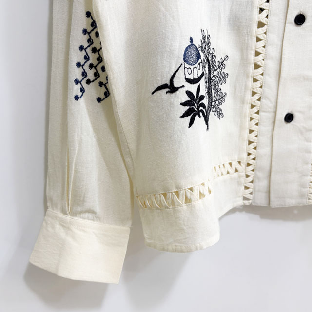 開襟シャツ MORIKA モリカ 50s OPEN COLLAR SHIRT オープンカラー