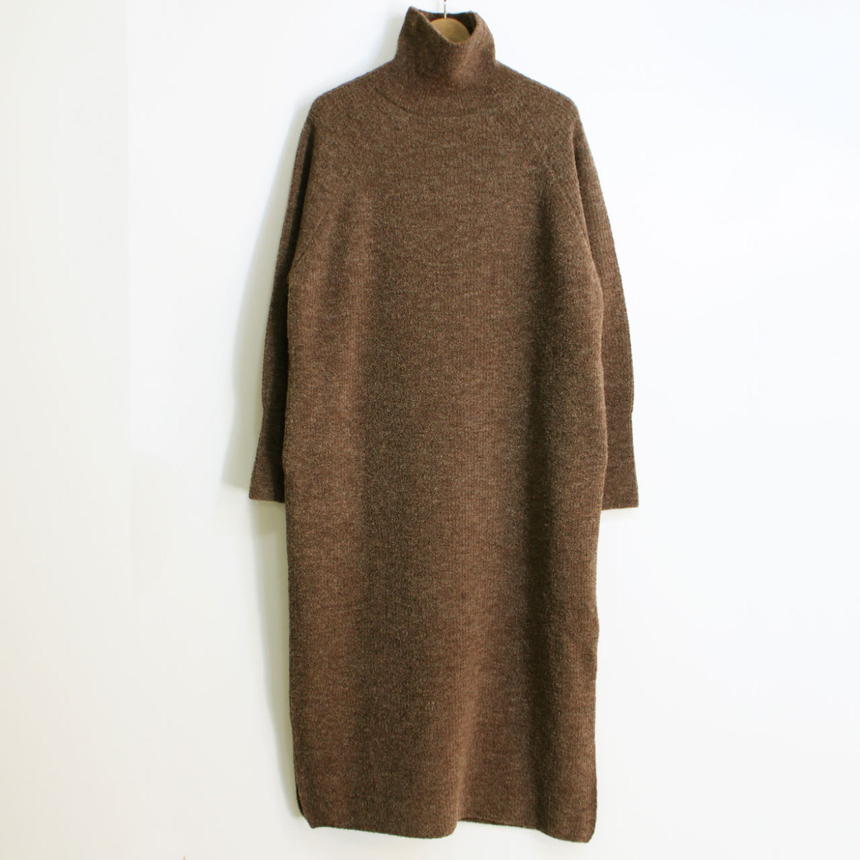 ニットワンピース　COMM.ARCH  コム・アーチ　  ALPACA WOOL TOWL ONE PIECE　アルパカウール　ニットワンピース｜escargot-circus｜02