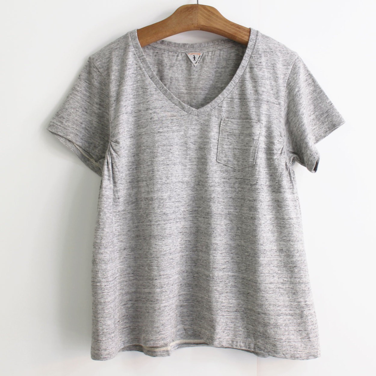 ポケットTシャツ　FilMelange　(フィルメランジェ）　レディース　丸胴ポケットTシャツ　LAURAローラ　 FilMelange ポケットTシャツ FilMelange (フィルメランジェ