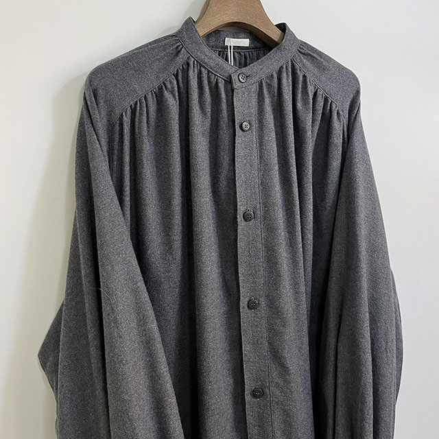 comm. arch.（コムアーチ） ワンピース SUPIMA WOOL SHIRT DRESS