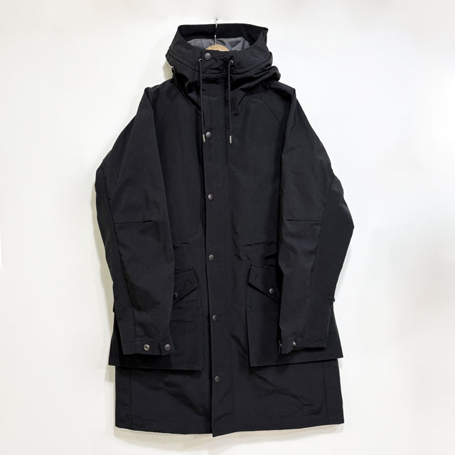 ARAN ブラック スウェーデンパーカー サイズ2 ARAN アラン SWD PARKA スウェーデンパーカー C/Nグログラン塩縮加工
