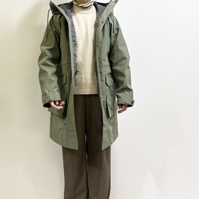 ARAN アラン SWD PARKA スウェーデンパーカー C/Nグログラン塩縮加工