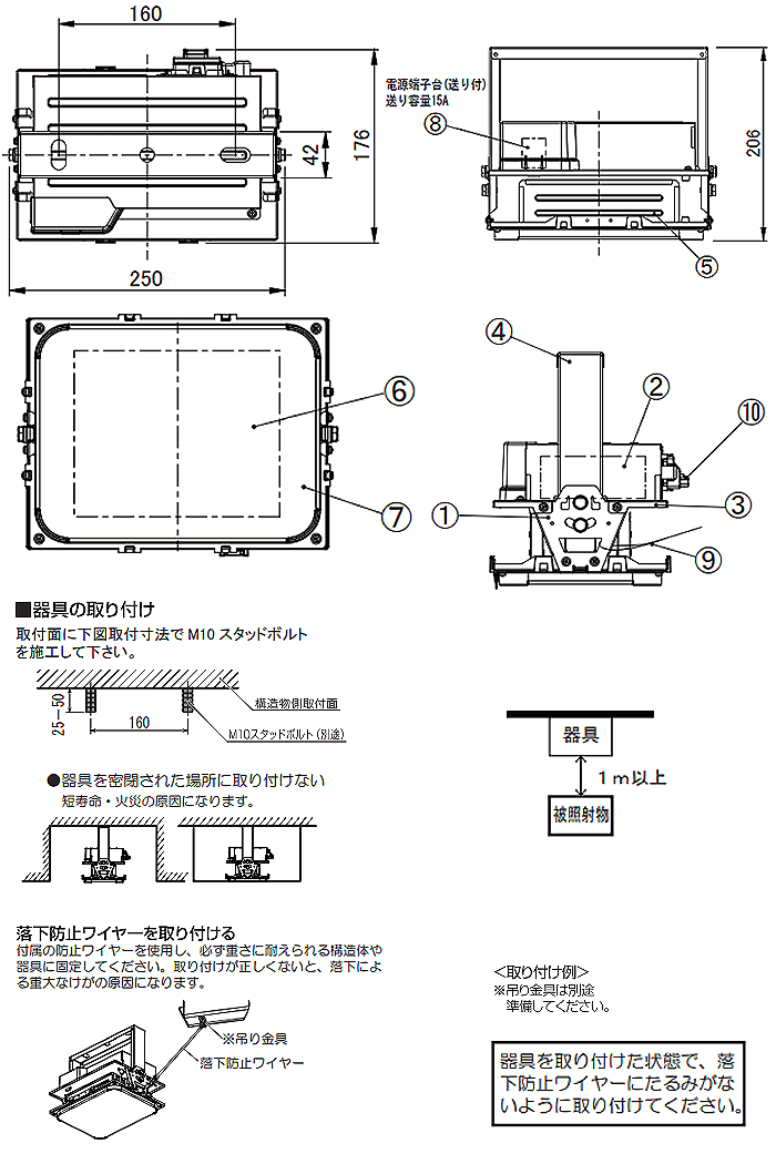 アイリスオーヤマ HXR205-150N-W-B-LI 高天井用LED照明 高効率タイプ