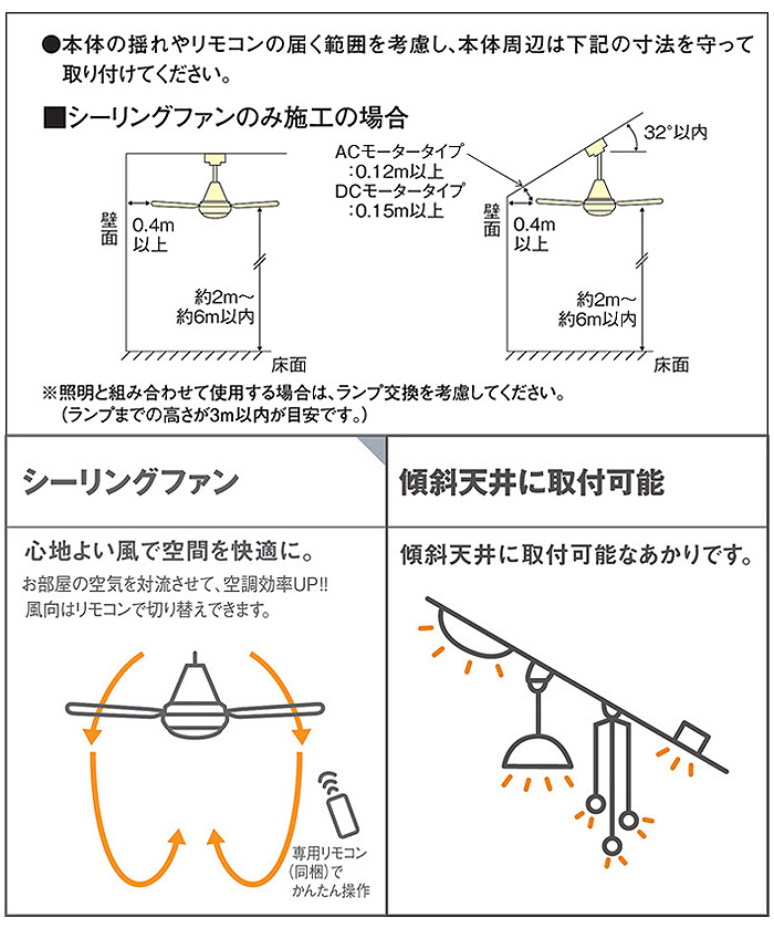 Panasonic パナソニック シーリングファン 小型 SP7079 DC