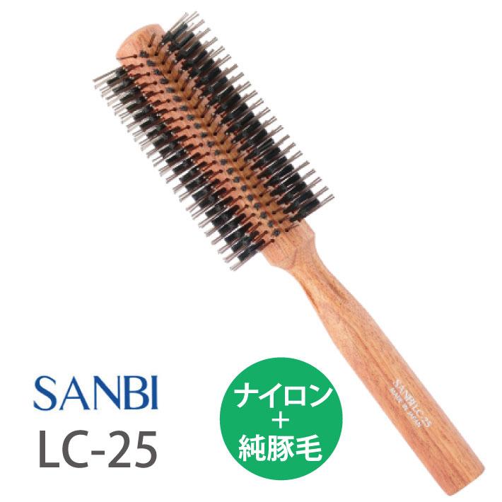 サンビー ロールブラシ LC-25 ヘアブラシ サロン専売 サロン用 ヘアアレンジ 純豚毛 ナイロン SANBI サンビー工業 :  j4974178001632 : esco shop - 通販 - Yahoo!ショッピング