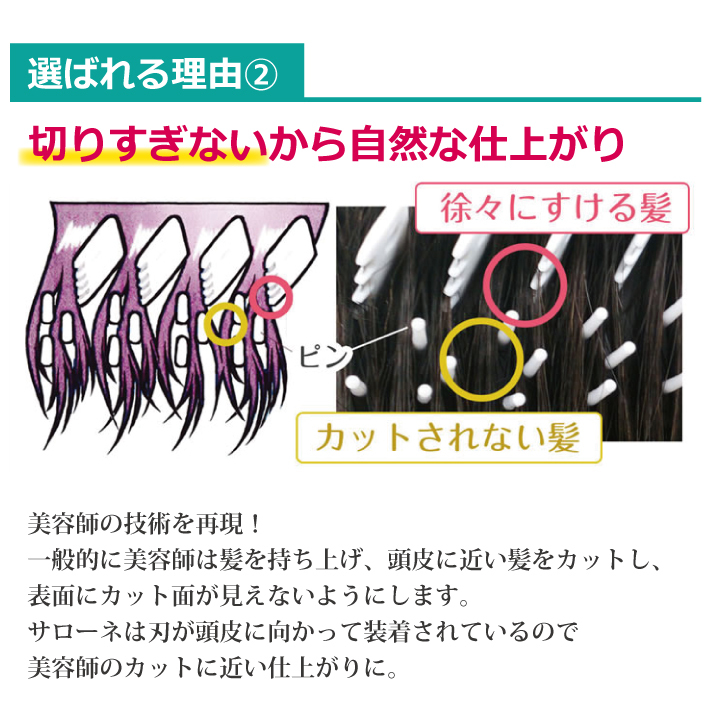 市場 メール便 送料無料 セルフカットブラシ ノーヴェ ポスト投函 定形