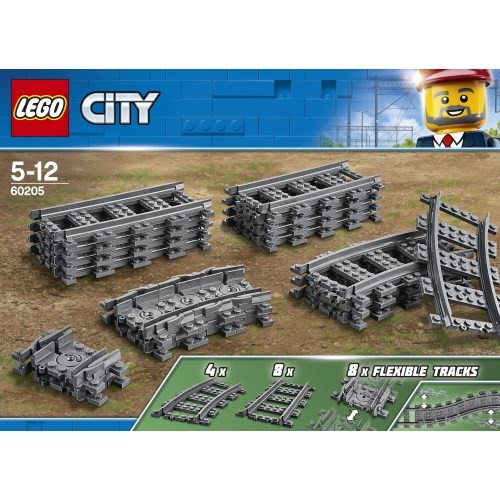 LEGO レゴ シティ レールセット 60205おもちゃ こども 子供 レゴ