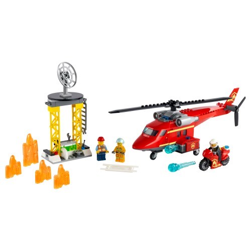 Lego レゴ シティ メーカー公式 消防レスキューヘリ おもちゃ ブロック 子供 こども 3歳