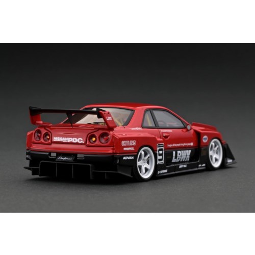 ignition model』 LB-ER34 Super Silhouette SKYLINE Red／Black ＃9