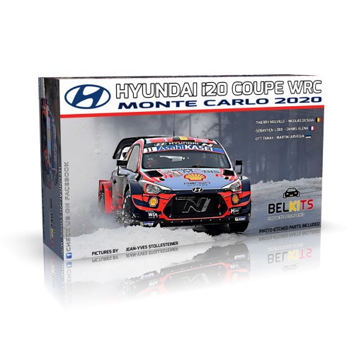 ヒュンダイ i20 クーペ WRC 2020 モンテカルロ ラリー ウィナー 1/24 ヒュンダイ i20 クーペ WRC 2020 モンテカルロ ラリー