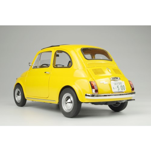 1/12 フィアット 500F カスタム オープンルーフ 1968 (イエロー) 1/12 フィアット 500F カスタム オープンルーフ 1968 (イエロー