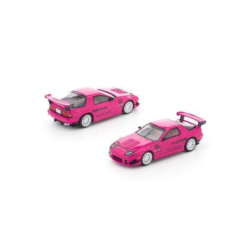 POP RACE 1／64 マツダ RX-7(FC3S)RE雨宮 ピンク 【PRE020】 (ミニカー
