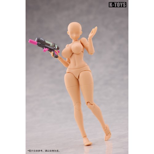 K-Toys 1／12スケール 豊満体型女性素体 KT02B ノーマル肌 【65823058