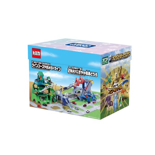 トミカ 2WAYにぎやか高速どうろ　ツインコースやまみちドライブ　2セット　箱付 Amazon.co.jp: タカラトミー コースがのび～る！2WAYにぎやか高速