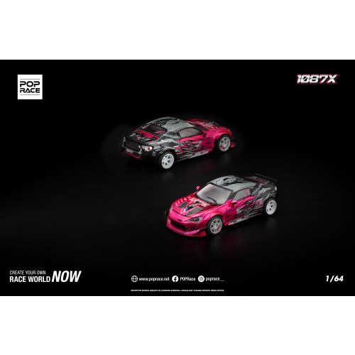 POP RACE 1／64 1087X GT86 RACE版パッケージ 【PR640473】 (ミニカー
