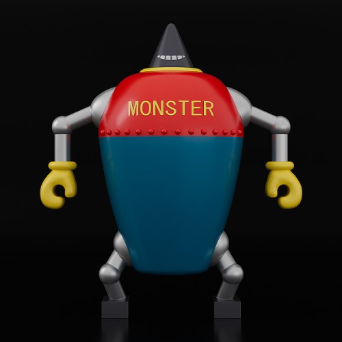 BRICKROID 『鉄人28号』 モンスター (塗装済み可動フィギュア