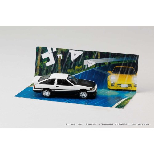 1／64 Toyota COROLLA LEVIN (AE86)／『頭文字D』 秋山 渉 VS 高橋