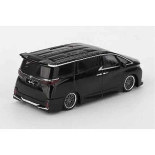 トヨタ ALPHARD ブラック ミニカー MINI-GT 1／64 Toyota アルファード 40 KUHL ブラック(左ハンドル