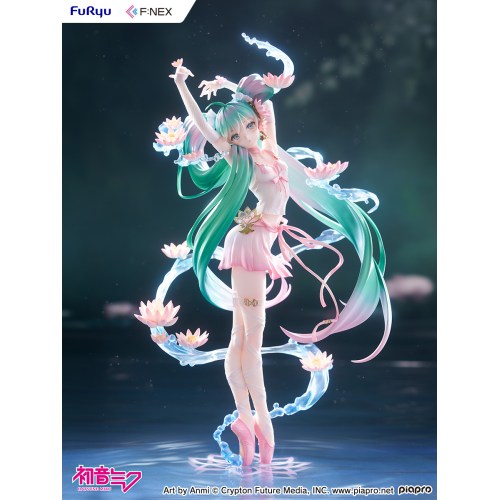 初音ミク』 睡蓮ver. 1／7スケールフィギュア 【AMU-FNX1166】 (塗装