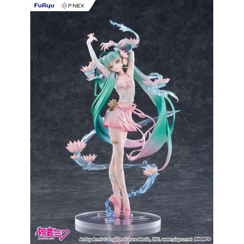 初音ミク』 睡蓮ver. 1／7スケールフィギュア 【AMU-FNX1166】 (塗装