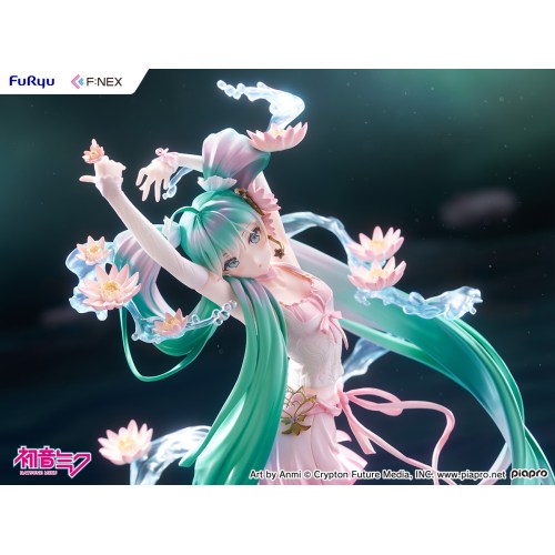 初音ミク』 睡蓮ver. 1／7スケールフィギュア 【AMU-FNX1166】 (塗装