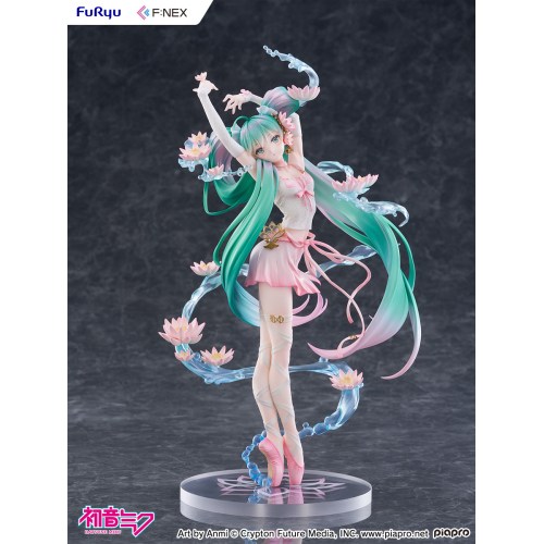 初音ミク』 睡蓮ver. 1／7スケールフィギュア 【AMU-FNX1166】 (塗装