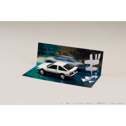 1／64 Toyota COROLLA LEVIN(AE86)／『頭文字D』 秋山渉VS藤原拓海