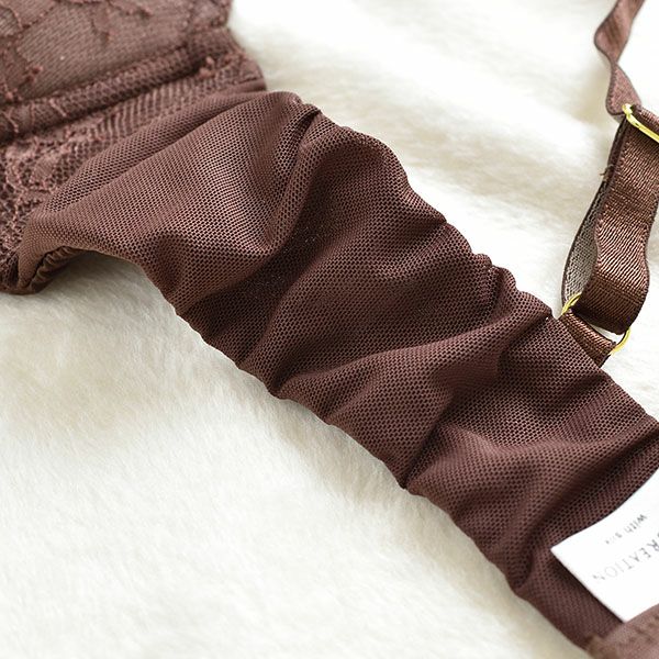 豪華版 シルク ブラジャー お試し福袋 レディース ワイヤーなしでも驚きの谷間 ブラウン |  | 11