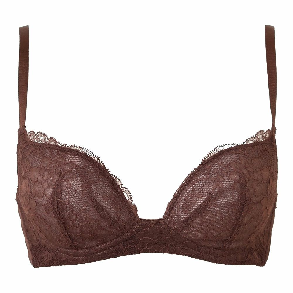 豪華版 シルク ブラジャー お試し福袋 レディース ワイヤーなしでも驚きの谷間 ブラウン |  | 18