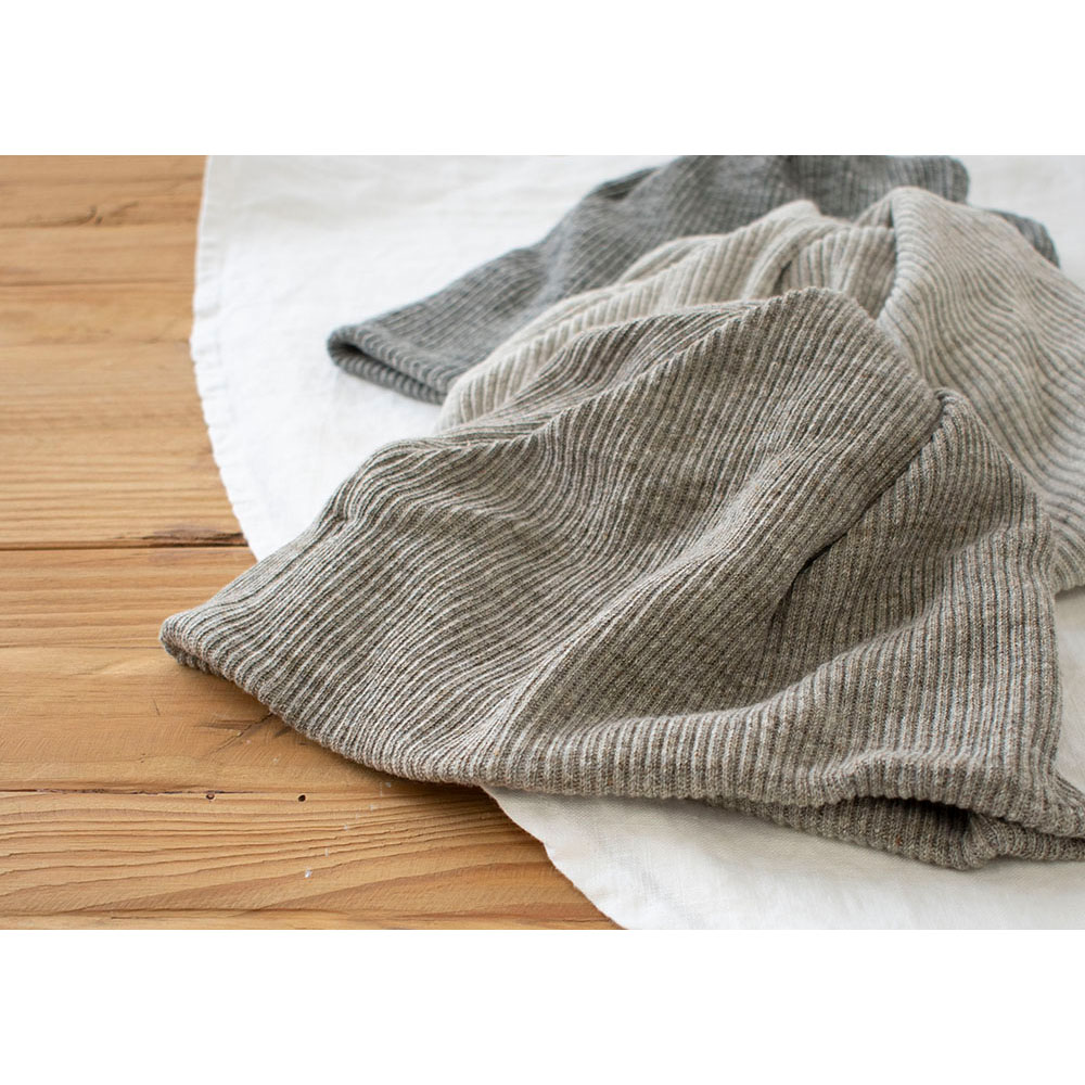 コットン100％リブ ニットキャップ 日本製 レディース ベージュ ブラウン グレー |  | 04