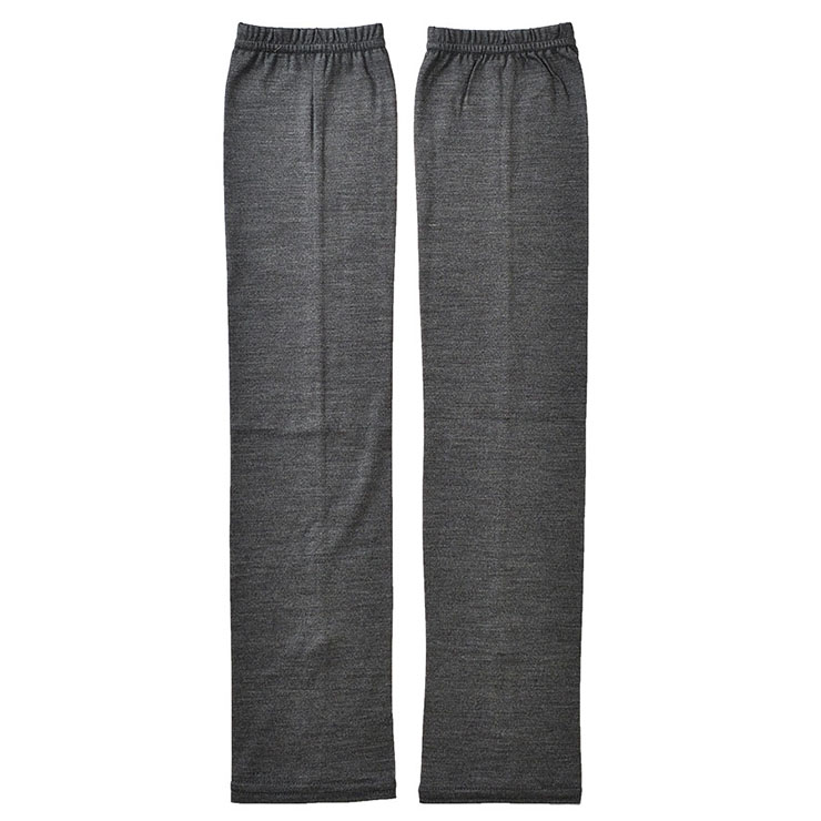 シルク100％ ジャージー UVカット アームカバー 日本製 指通し付き レディース グレー ネイビー |  | 11