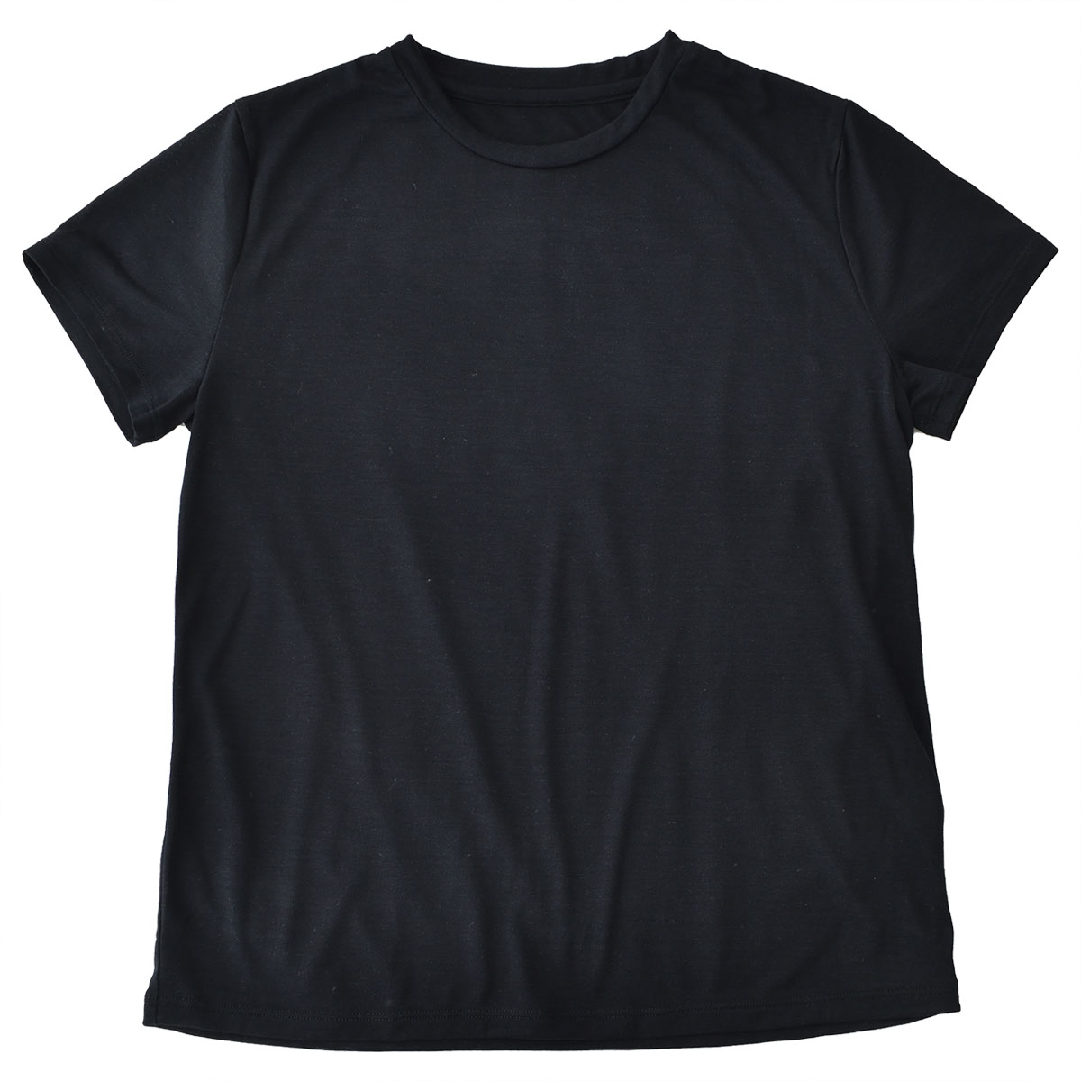 シルク100％ ジャージー 半袖 Tシャツ 日本製 レディース ベージュ グレー ネイビー ブラック 黒 M/L｜eses｜15