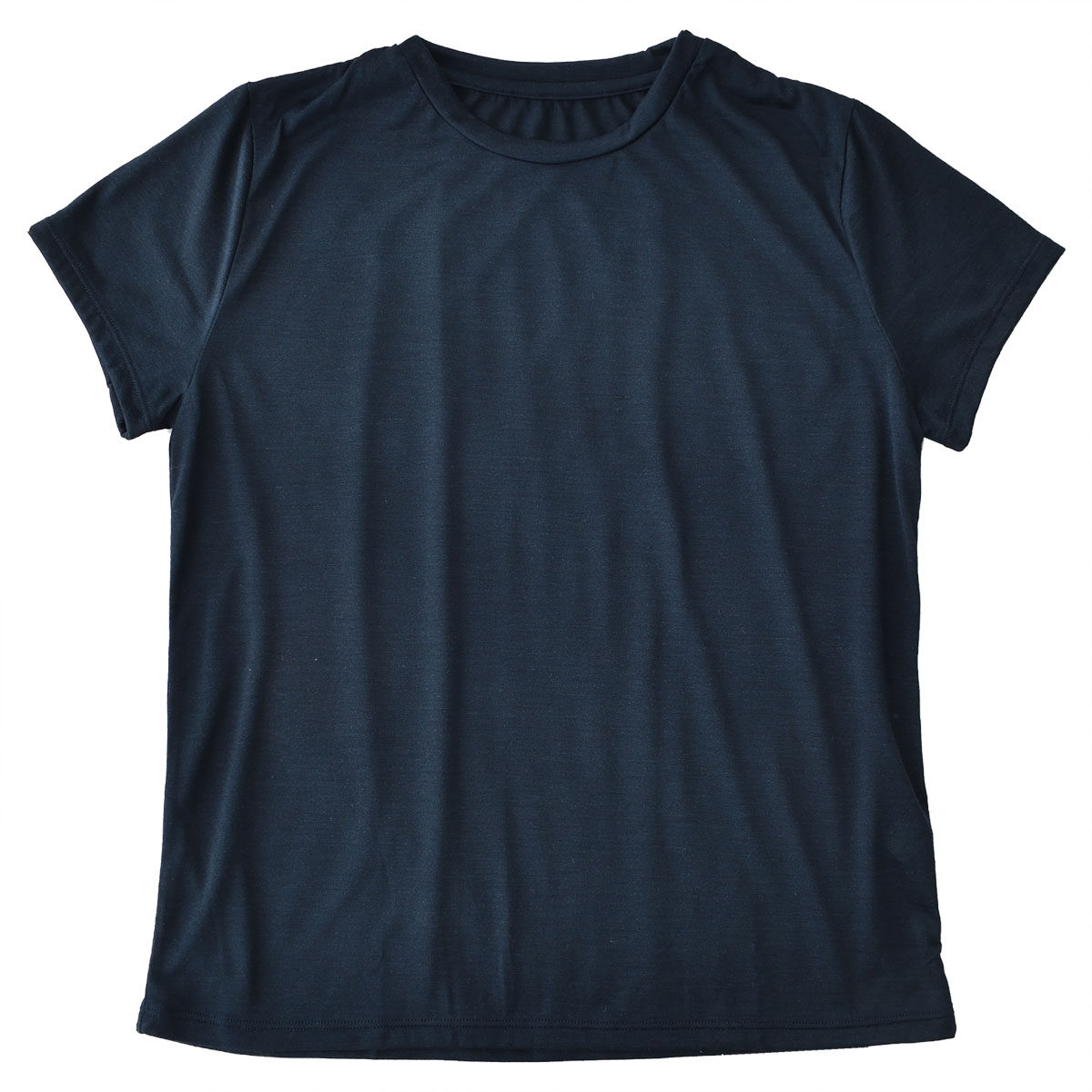 シルク100％ ジャージー 半袖 Tシャツ 日本製 レディース ベージュ グレー ネイビー ブラック 黒 M/L｜eses｜14