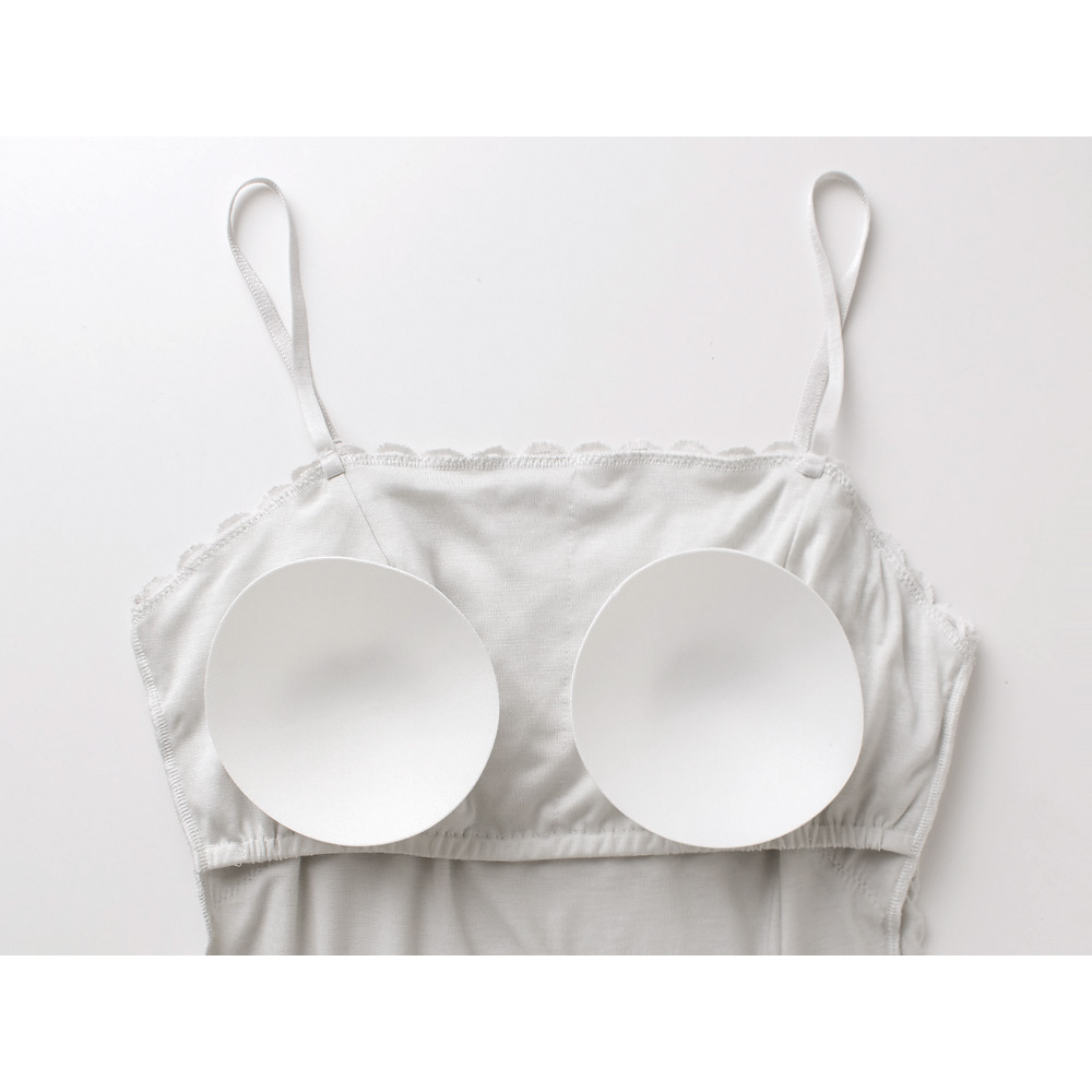 シルク カップ付きキャミソール フロントレース 日本製 ピンク グレー M/L |  | 11