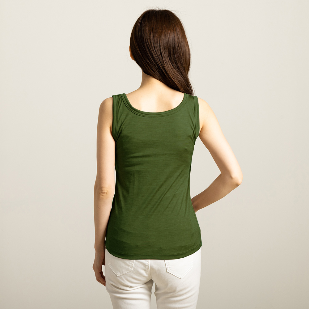 シルク100％ ジャージー カップ付き タンクトップ 日本製 ゆるラク レディース ベージュ オフホワイト 白 グリーン ブラック 黒 M/L |  | 06