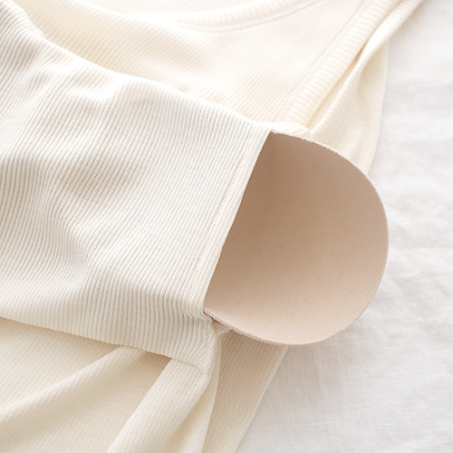 シルク100% テレコ カップ付き タンクトップ 日本製 ウォッシャブル加工 レディース オフホワイト M/L |  | 10