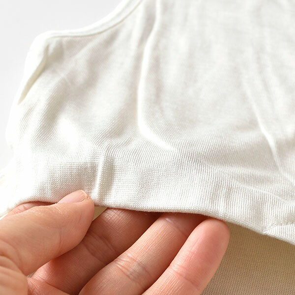 シルク100％ カップ付き タンクトップ 日本製 ゆるラク【ふわ肌シルク】 レディース ホワイト 白 ブラック 黒 ベージュ M/L |  | 10