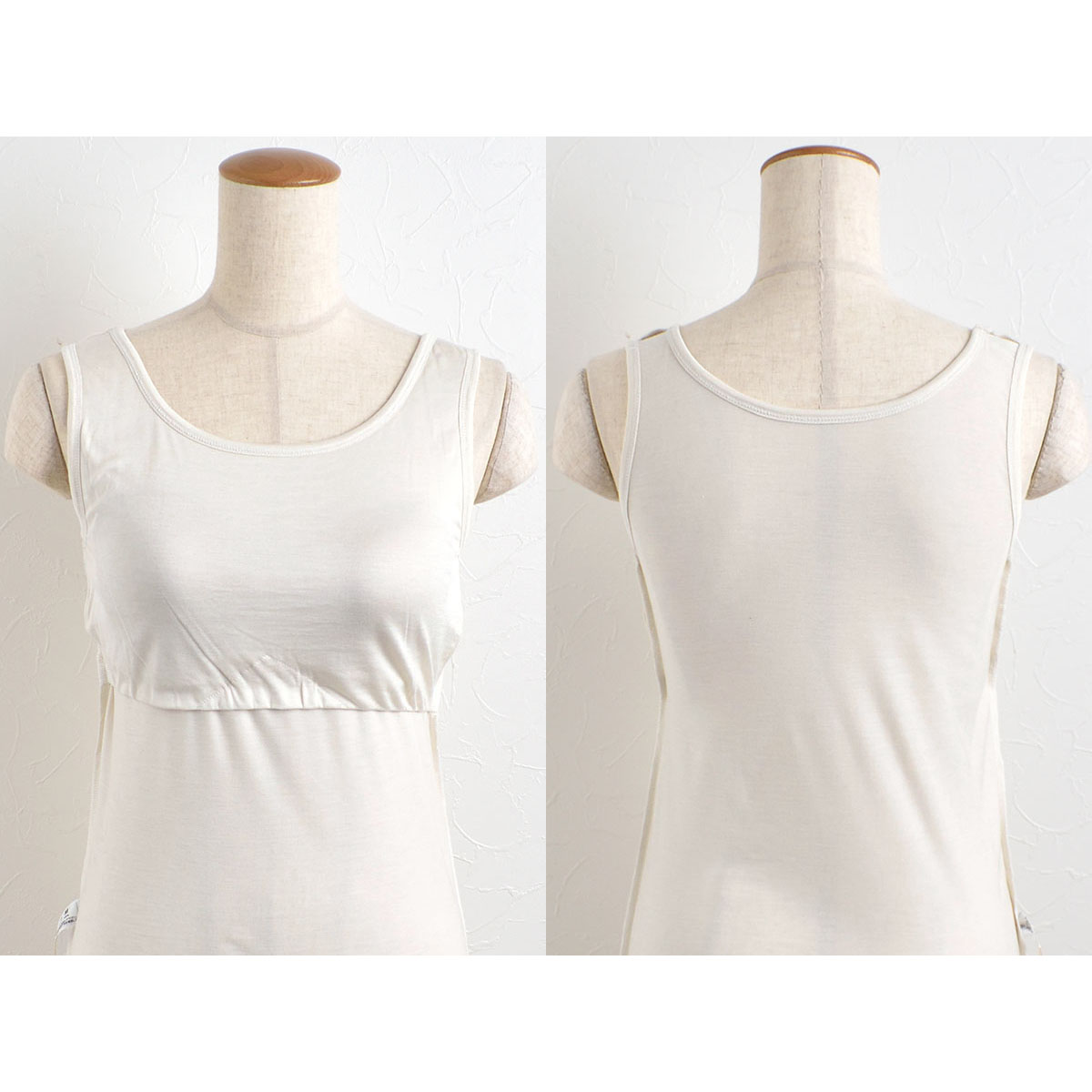 シルク100％ カップ付き タンクトップ 日本製 ゆるラク【ふわ肌シルク】 レディース ホワイト 白 ブラック 黒 ベージュ M/L |  | 07