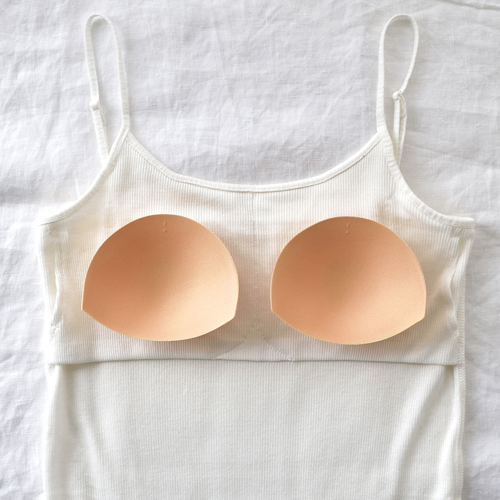 コットンシルク テレコ カップ付きキャミソール レディース オフホワイト ブラック 白 黒 M/L |  | 11