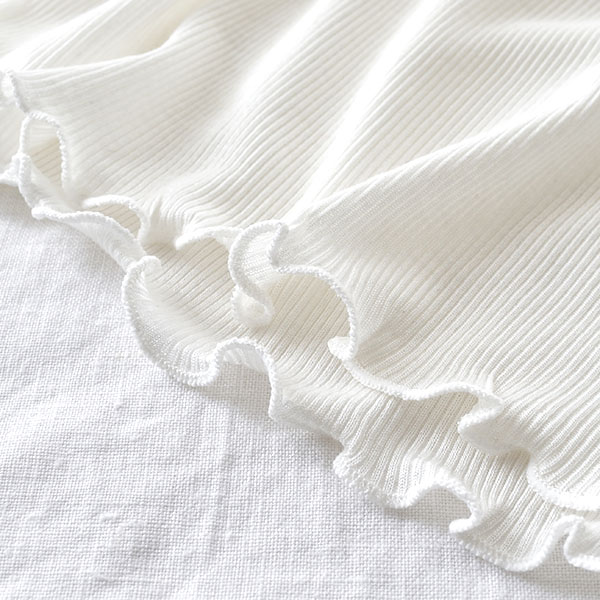 コットンシルク テレコ カップ付きキャミソール レディース オフホワイト ブラック 白 黒 M/L |  | 15