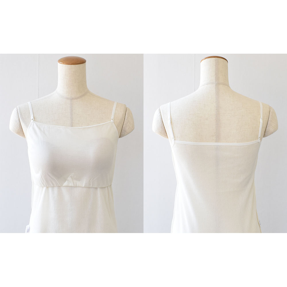 カップ裏シルク サラチュール ブラトップ 日本製 レディース ホワイト M/L |  | 09