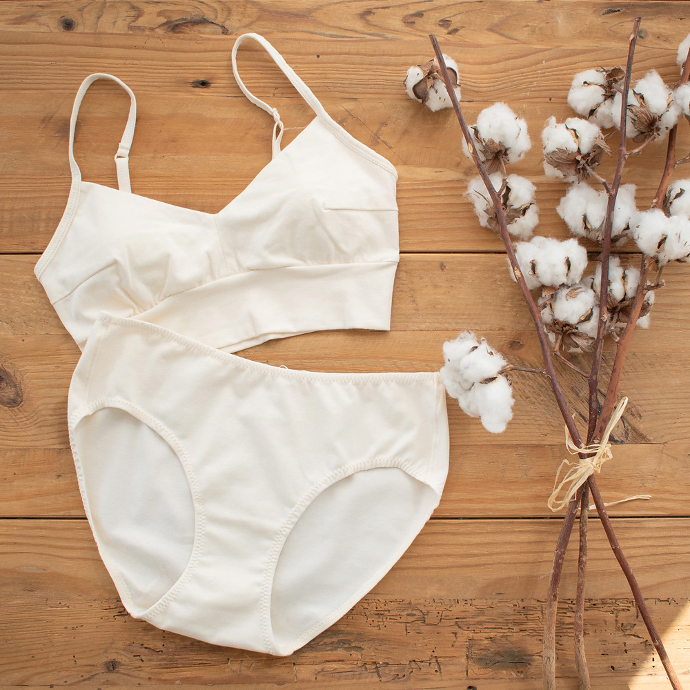 マチ裏シルク オーガニックコットン スタンダードショーツ 日本製