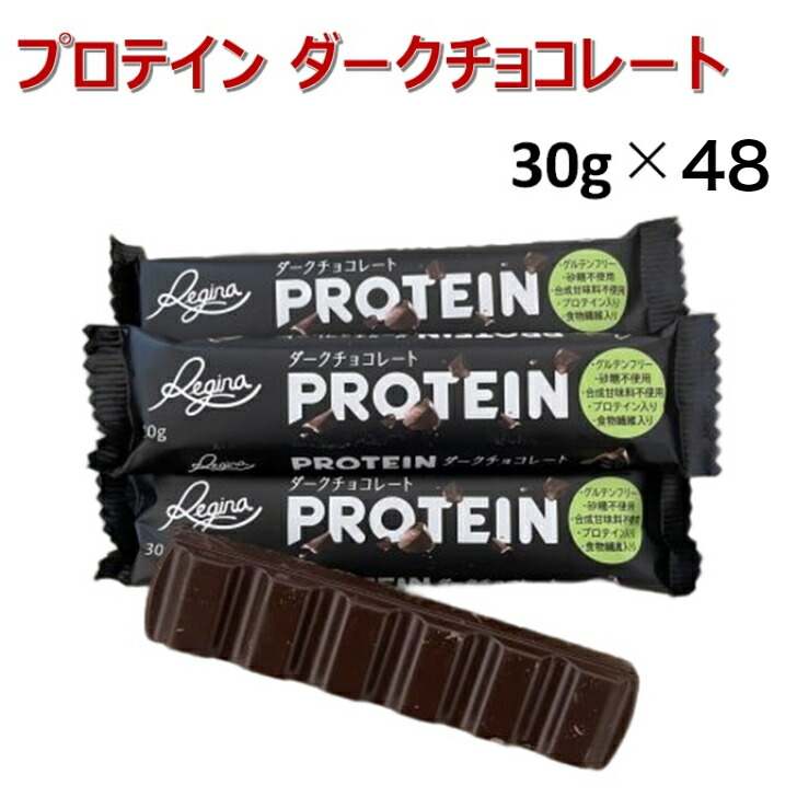 48本セット テルヴィス プロテイン バー ダークチョコレート 30g