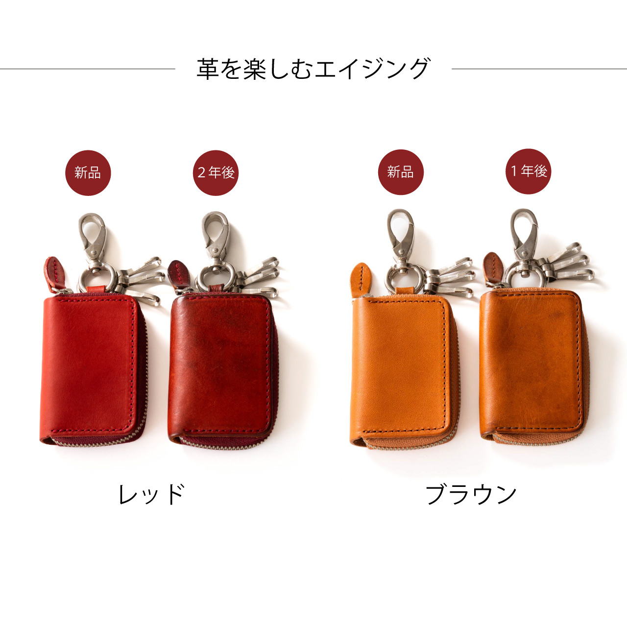 経年変化の実例