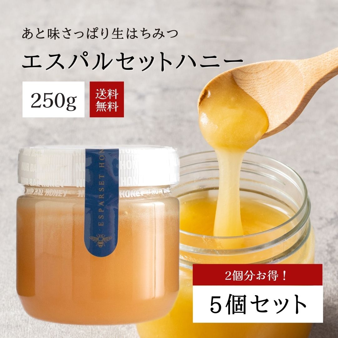 BeeMe 【天然生はちみつ】キルギスの高級蜂蜜エスパルセット