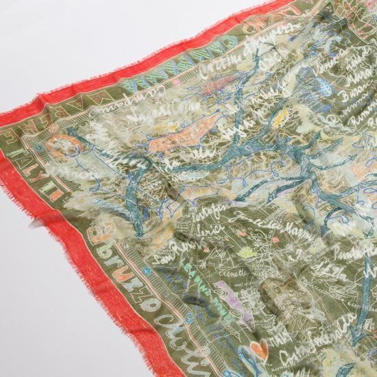 Faliero Sarti 2024-2025秋冬コレクション Italy(イタリア)★PAOLO FIUMI(パオロ・フィウミ)コラボストール★の画像