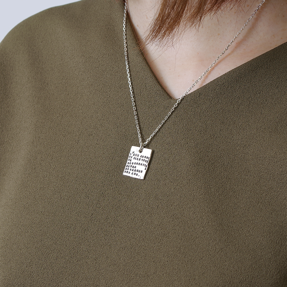 SERGE THORAVAL | Reflet 反射 ネックレス (P26 0001/SILVER