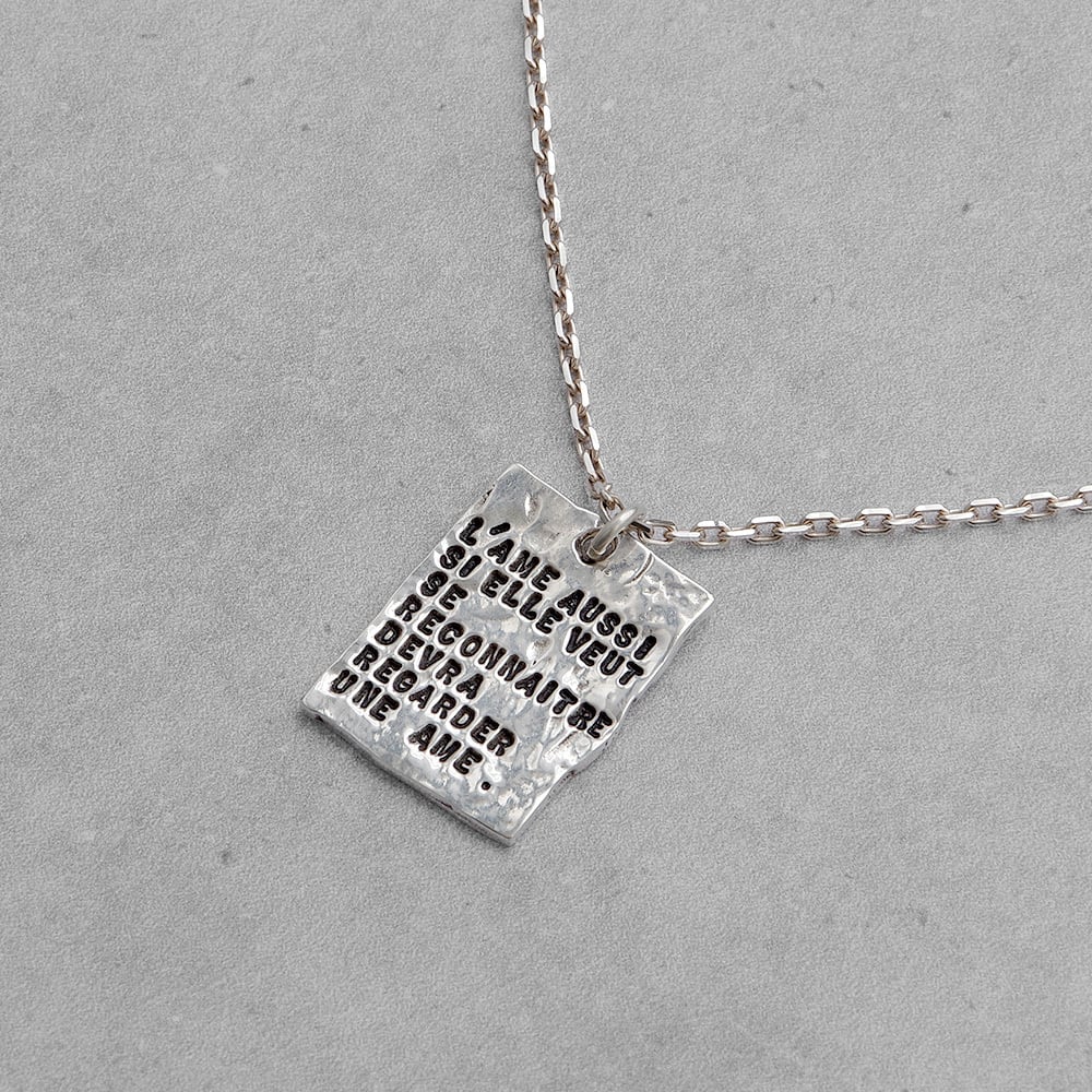 SERGE THORAVAL | Reflet 反射 ネックレス  (P26/M 0001/SILVER)の画像