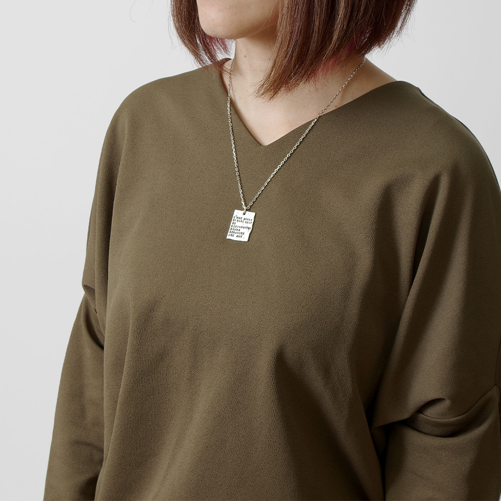 SERGE THORAVAL | Reflet 反射 ネックレス  (P26/M 0001/SILVER)の画像