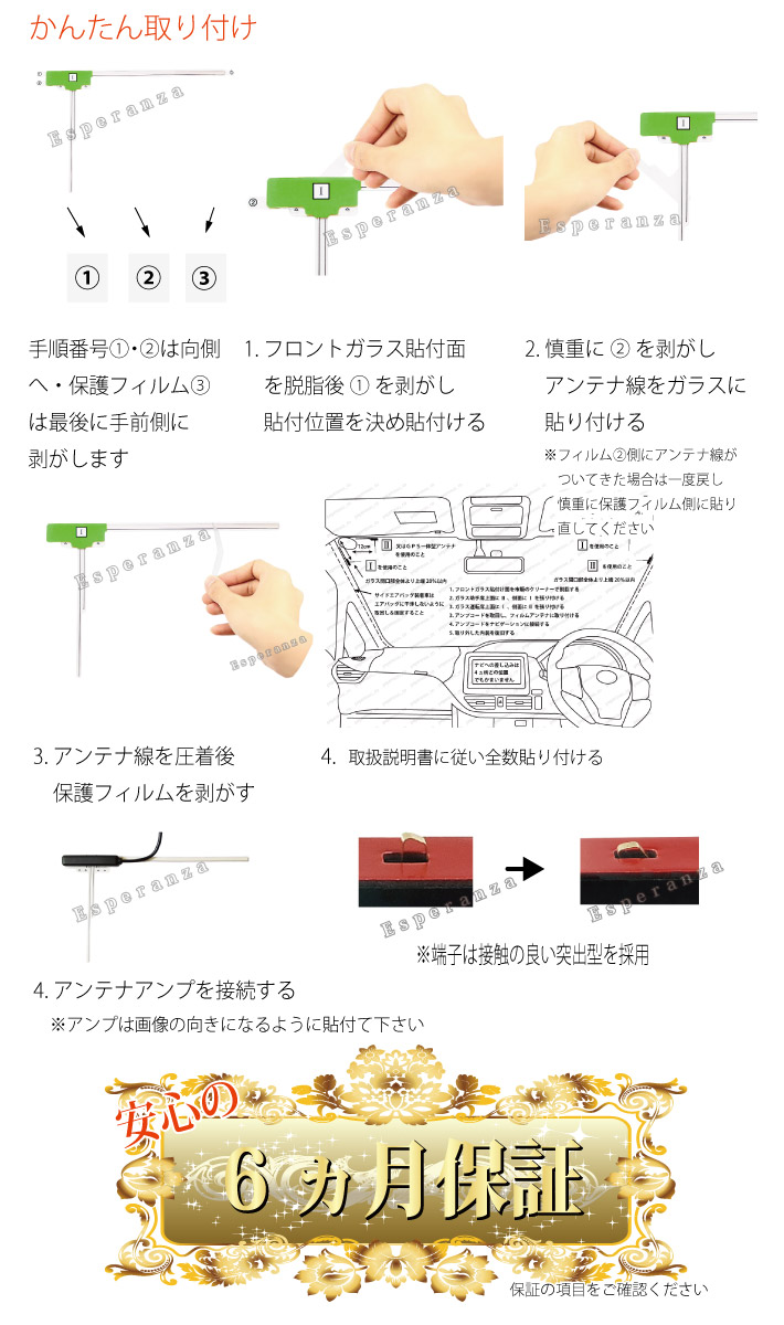 L型フィルムアンテナ